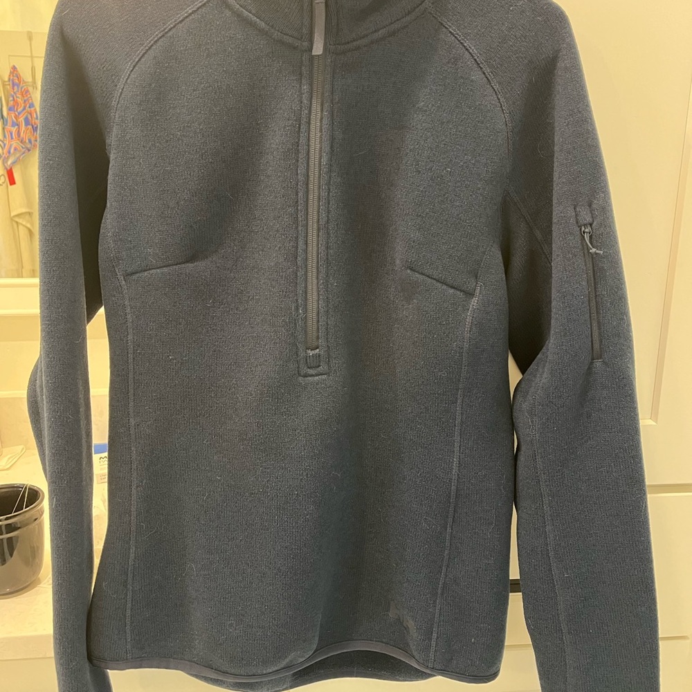 Helly Hansen Dark Blue women’s quarter Zip-Up Sweater